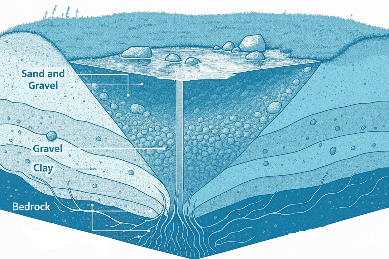 Scientist collecting water sample from a river